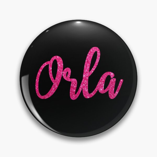 Item preview, Orla Hot Pink Sparkly Personalised Name Design designed and sold by CamilasPrints.