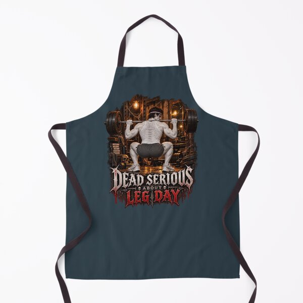 Item preview, Dead Serious About Leg Day - Funny Gothic Gym Design designed and sold by azule1.