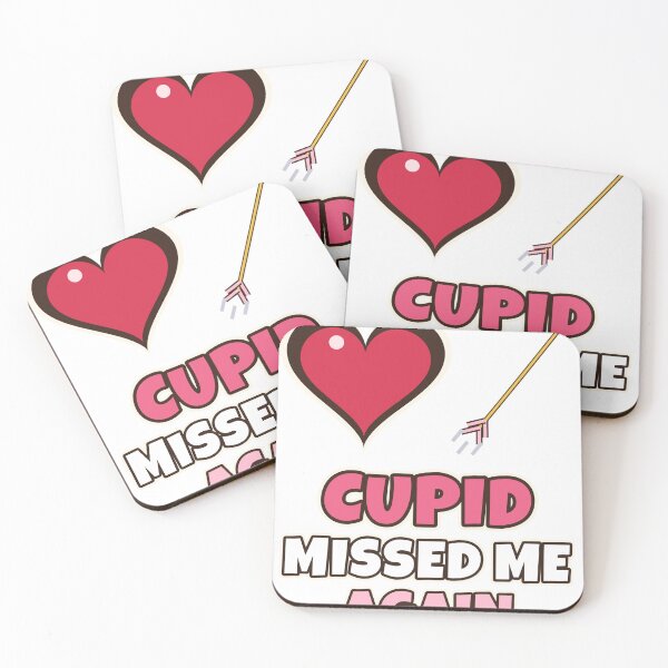 Item preview, Cupid Missed Me Again Funny Anti Valentine Single designed and sold by Bornprints.
