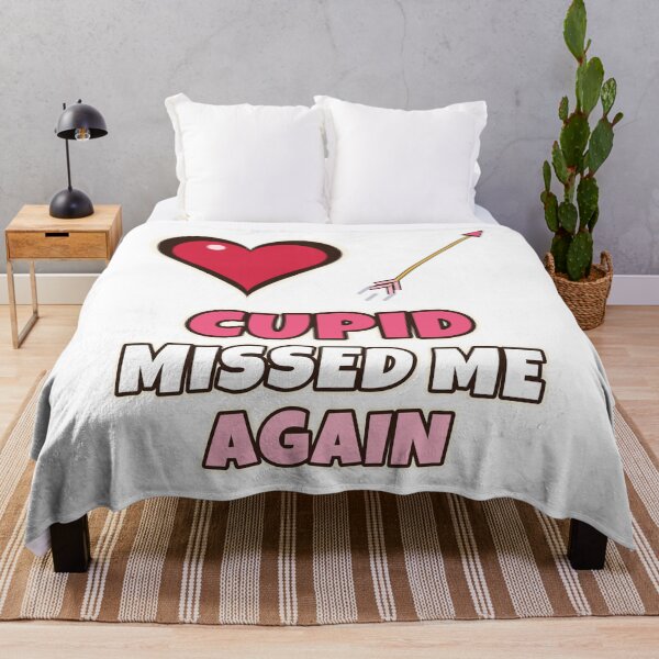 Item preview, Cupid Missed Me Again Funny Anti Valentine Single designed and sold by Bornprints.