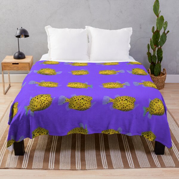 Item preview, Yellow Boxfish – Vivid Reef Pattern designed and sold by Helt-enkelt.