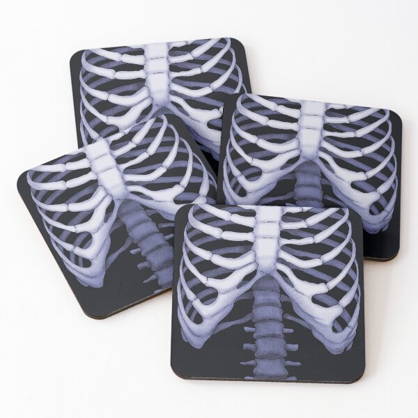 Item preview, Semirealistic rib cage -Dark blue- designed and sold by Houst-cn.