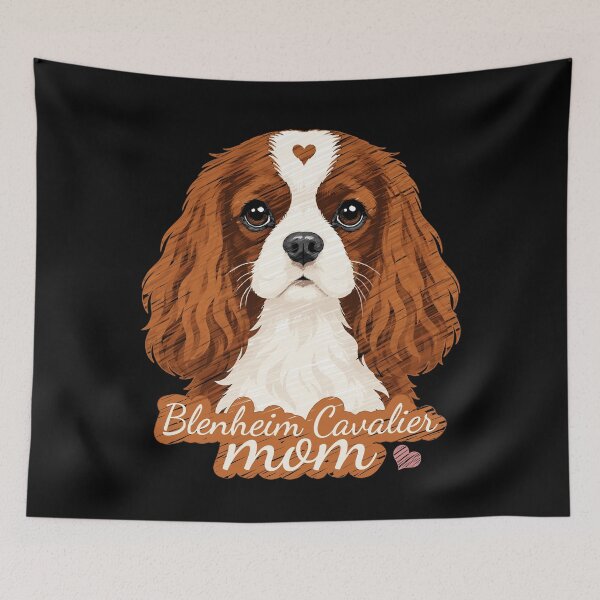 Item preview, Spaniel Blenheim Cavalier Dog Mom sketch designed and sold by Szkicerka.