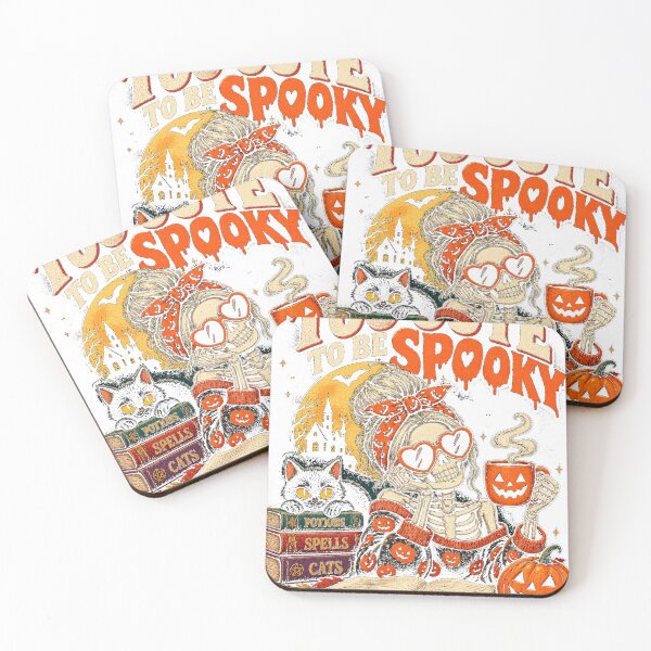 Item preview, Too Cute to Be Spooky – Funny Retro Halloween Skeleton Graphic designed and sold by aestheticguru.