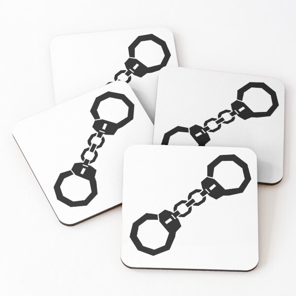 Item preview, Linked and Locked – Geometric Handcuffs designed and sold by matybrak.