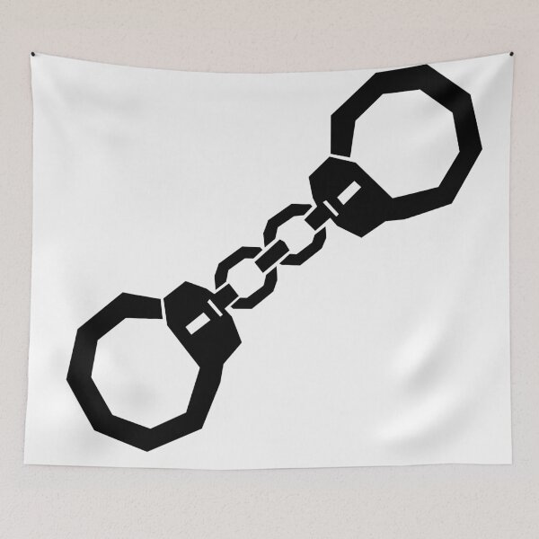 Item preview, Linked and Locked – Geometric Handcuffs designed and sold by matybrak.
