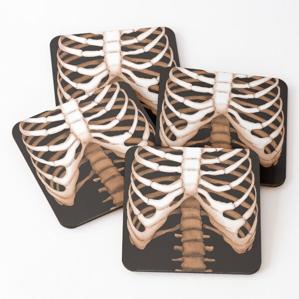 Item preview, Semirealistic rib cage -Brown- designed and sold by Houst-cn.