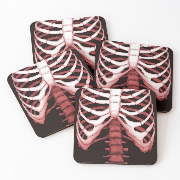 Item preview, Semirealistic rib cage -Red- designed and sold by Houst-cn.