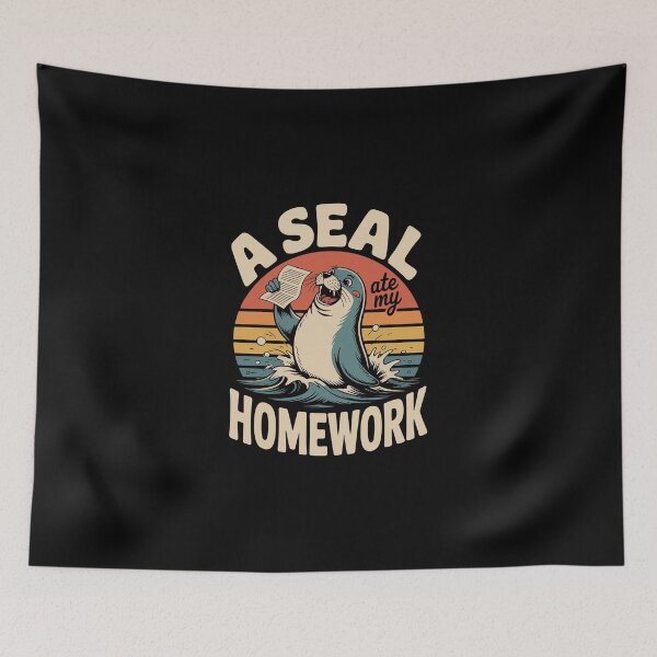 Item preview, A Seal Ate My Homework designed and sold by jkrphoto.