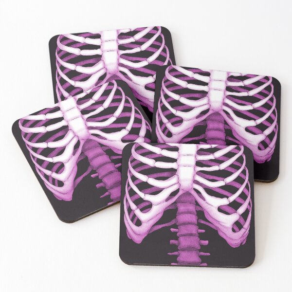 Item preview, Semirealistic rib cage -Pink- designed and sold by Houst-cn.
