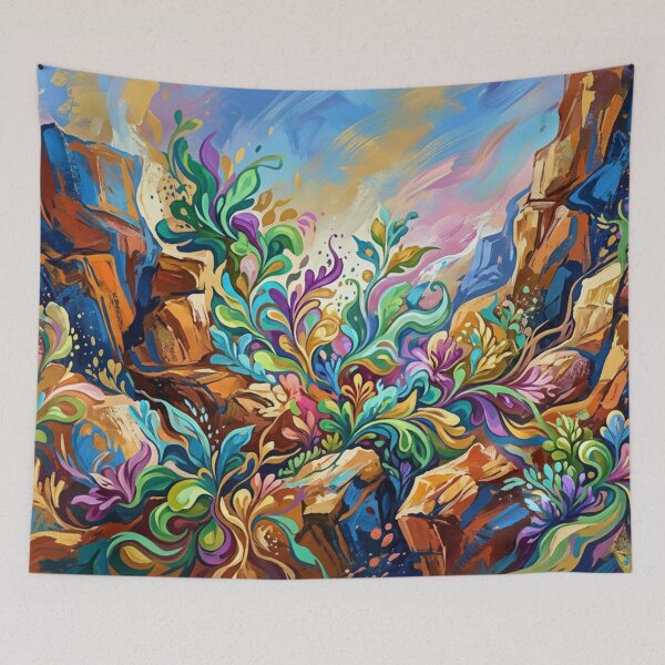 Item preview, Swirling Colors Between Rocky Worlds designed and sold by Sigtrix.