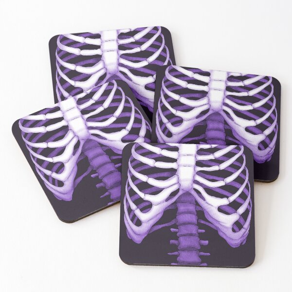 Item preview, Semirealistic rib cage -Violet/Purple- designed and sold by Houst-cn.