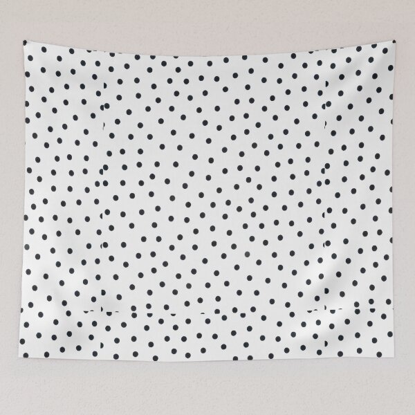 Item preview, Black and White Polka Dots Minimalist Pattern designed and sold by Hananiah Merch.