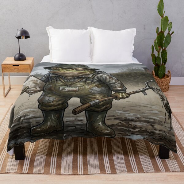 Item preview, Funny Wildlife Conservation Worker Frog Survey Muddy Toad Art designed and sold by Englandbear.