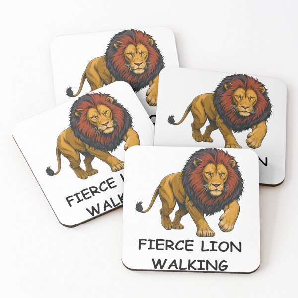 Item preview, Fierce Lion Walking designed and sold by walbayzon.