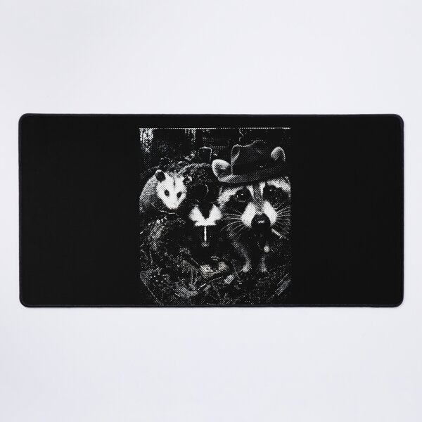 Item preview, Mafia Trash Panda Crew Halftone Distressed Retro Raccoon Opossum Skunk designed and sold by MotivaChic.