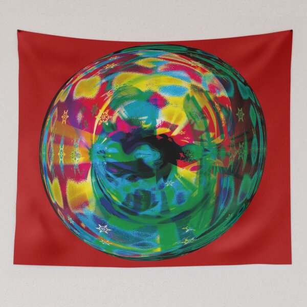 Item preview, Cosmic Portal - Abstract Psychedelic Sphere designed and sold by Alan-David.