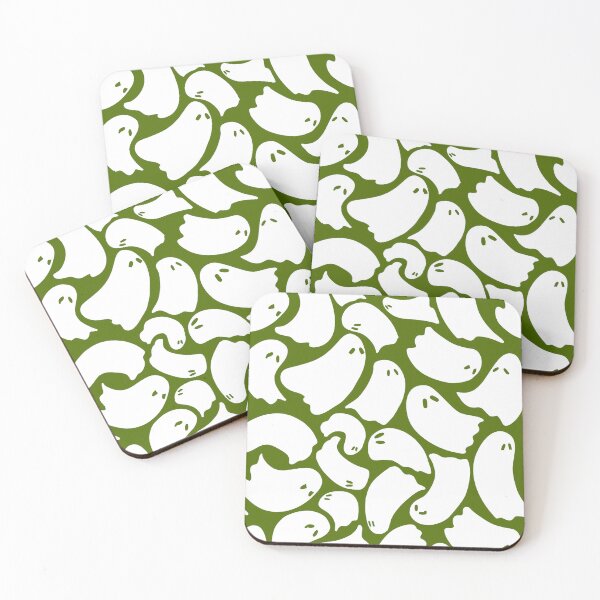 Item preview, Pattern of adorable ghosts -Light Green- designed and sold by Houst-cn.