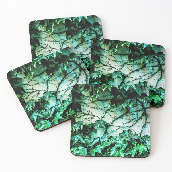 Item preview, Emerald Green Ivy – Moody Botanical Photography, Dark Academia Nature Art designed and sold by Visual Arts Dominika Cybuch.