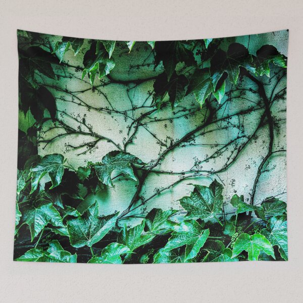 Item preview, Emerald Green Ivy – Moody Botanical Photography, Dark Academia Nature Art designed and sold by Visual Arts Dominika Cybuch.