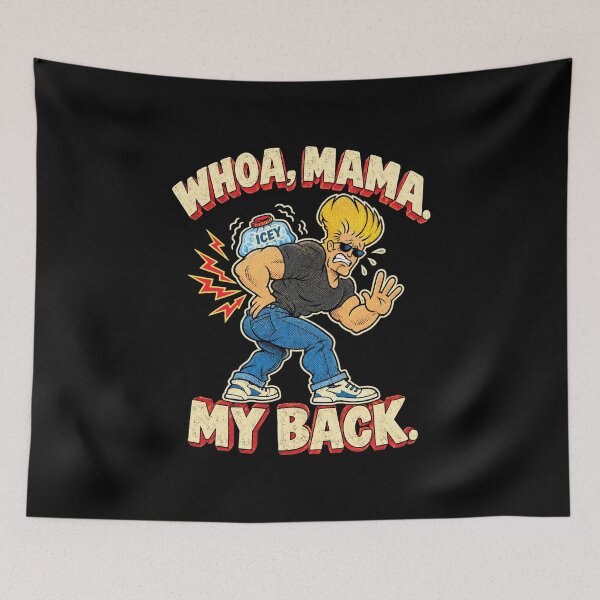 Item preview, Whoa Mama My Back Funny Tee designed and sold by CerealBoxInk.
