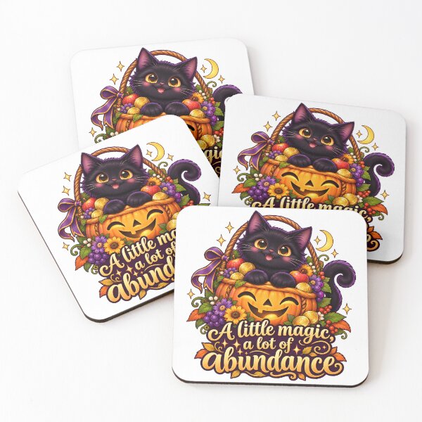 Item preview, Magical Abundance Black Cat designed and sold by DreamagineArtDesign.