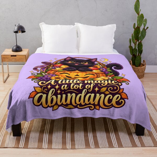 Item preview, Magical Abundance Black Cat designed and sold by DreamagineArtDesign.