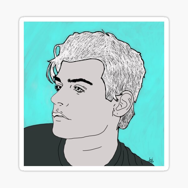 Actor Garrett Clayton Sticker