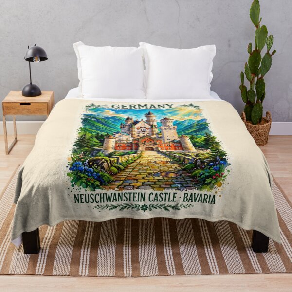 Item preview, Copy of Germany — Neuschwanstein Castle — A Castle in Bloom designed and sold by DibujandoPorfa.