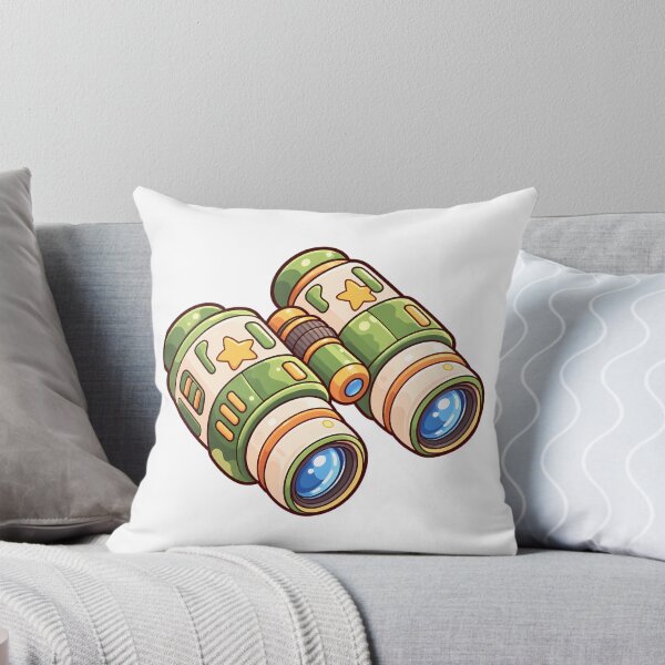 Item preview, Cute Kawaii Binoculars Cartoon | Green Star Adventure Gear designed and sold by mumeaw.