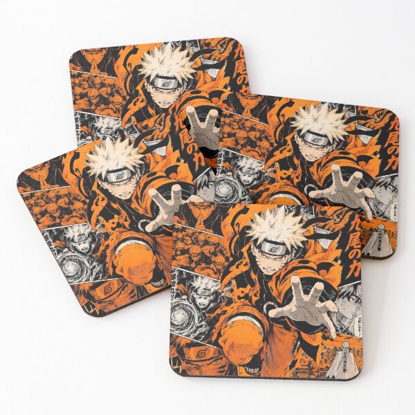 Item preview, Orange Ninja Warrior – Nine Tailed Fox Anime Manga Collage designed and sold by Dyan4.