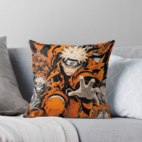 Item preview, Orange Ninja Warrior – Nine Tailed Fox Anime Manga Collage designed and sold by Dyan4.