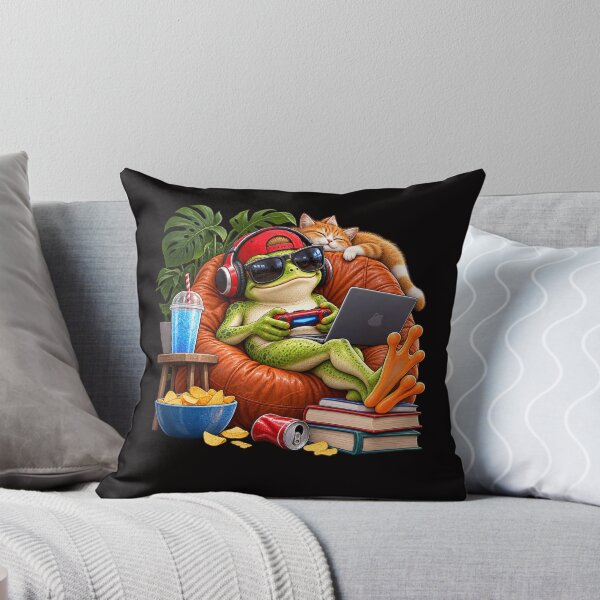 Item preview, Lazy Frog Gaming Day designed and sold by Tadeusz1.