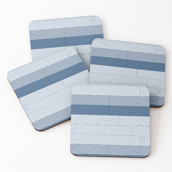Item preview, Wood Grain Pattern In Silver Blue - Wintry Timber Grain Design designed and sold by cute-animals99.