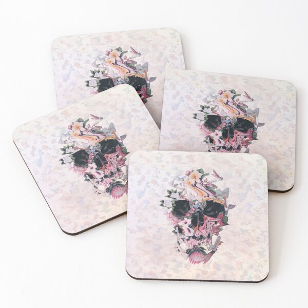 Item preview, Glitch 2 FLoral Skull Art designed and sold by Ali Gulec.