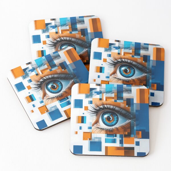 Item preview, Blauwe oog kunst designed and sold by Art Shop Doris.