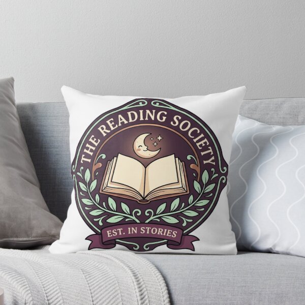 Item preview, The Reading Society Vintage Literary Crest and Book Club designed and sold by mood-draftsman.