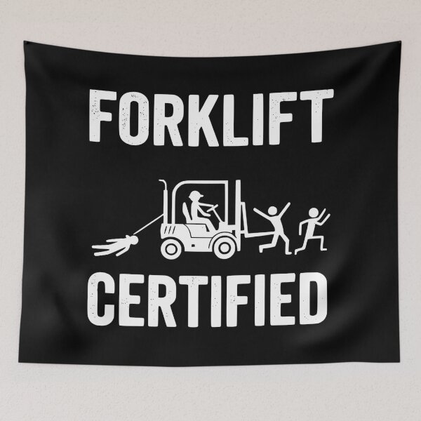 Item preview, funny forklift certified designed and sold by Amareajaosa.