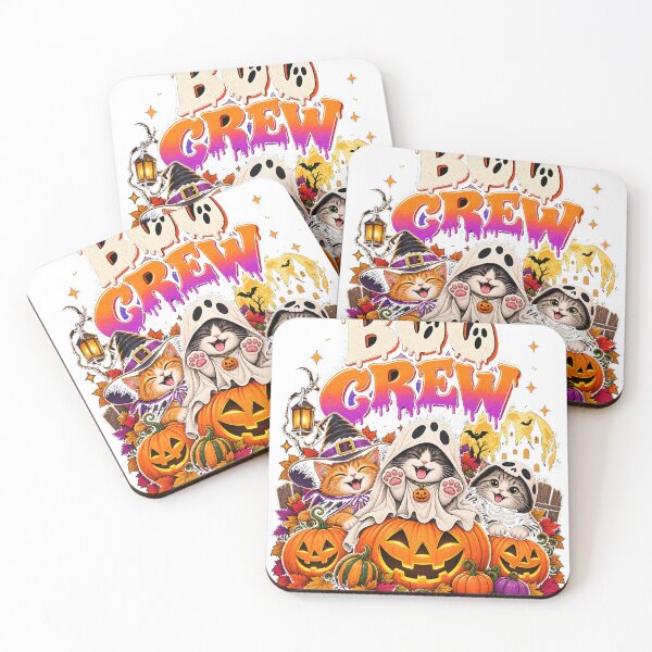 Item preview, Boo Crew Cute Halloween Cats – Retro Spooky Costume Kitty Graphic designed and sold by aestheticguru.