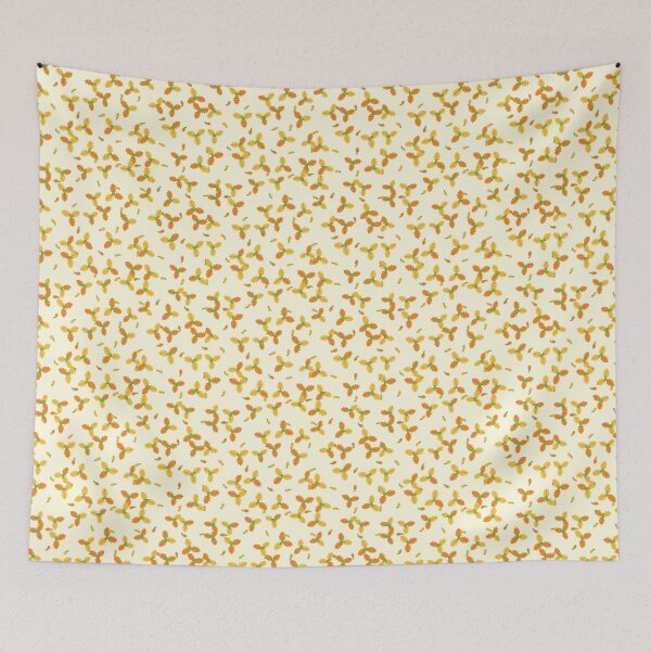 Item preview, Holly Print With Lemon Holly Berry In Zesty Tones designed and sold by cute-animals99.