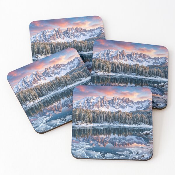 Item preview, Winter mountain lake reflection designed and sold by Sigtrix.