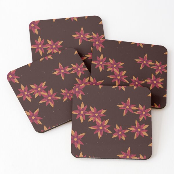 Item preview, Poinsettia Seamless Pattern - Orange Christmas Star Flower In A Festive Palette designed and sold by cute-animals99.