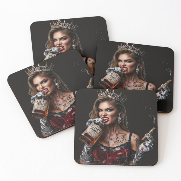 Item preview, Merry Hellmas Bourbon Queen Cigar Girl designed and sold by Voodoo Store Paranormal Collections.