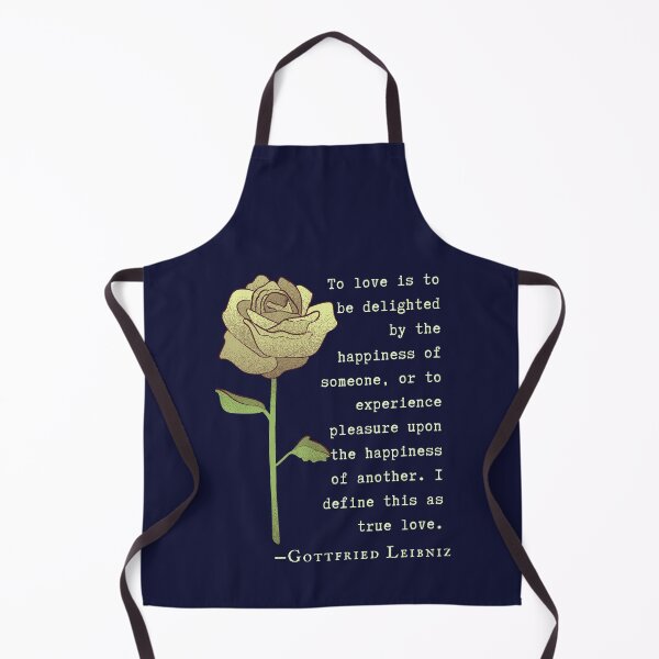 Item preview, Gottfried Wilhelm Leibniz quote: To love is to be delighted by the happiness of someone, or to experience pleasure upon the happiness of another. I define this as true love. designed and sold by artbleed.
