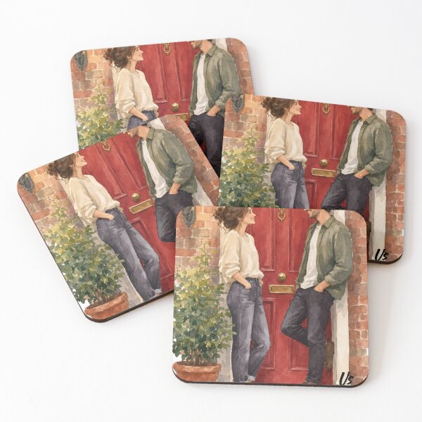 Item preview, Us Always Cozy Romantic Couple Aesthetic Art designed and sold by gaurishiradkar.