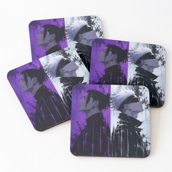 Item preview, Purple & White Anime Rivals – Dark and Light Sorcerer Duo Aesthetic designed and sold by Dyan4.
