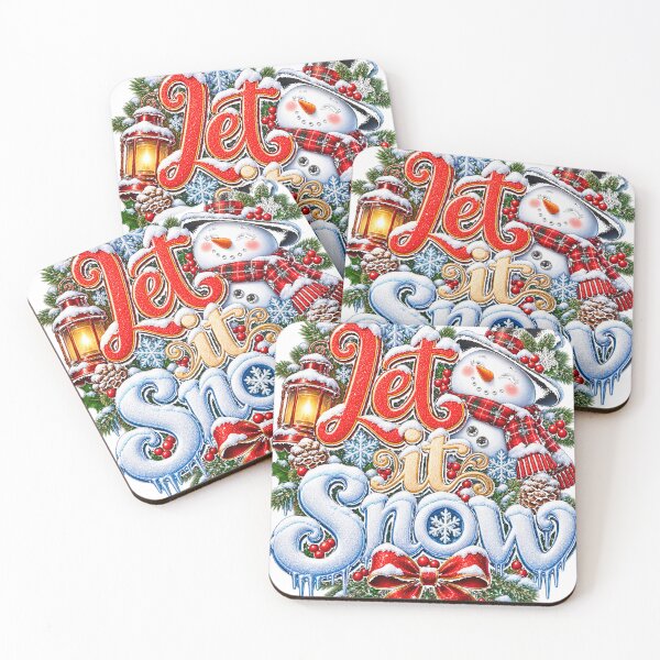 Item preview, Let It Snow Cute Snowman Christmas Winter Graphic designed and sold by aestheticguru.
