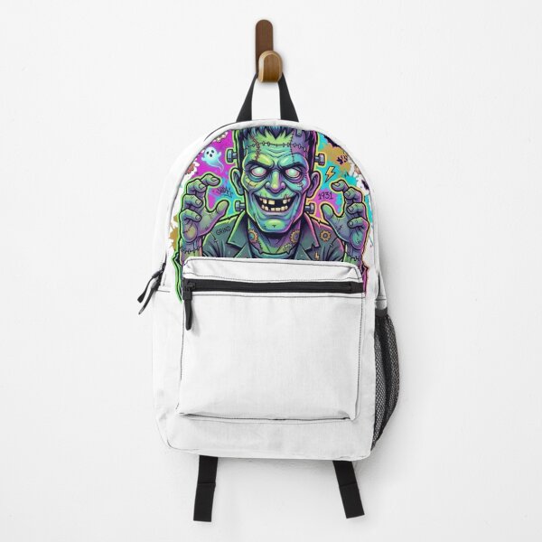 Item preview, 80s Neon Frankenstein Monster - Retro Horror Punk Graphic designed and sold by obalartsMerch.