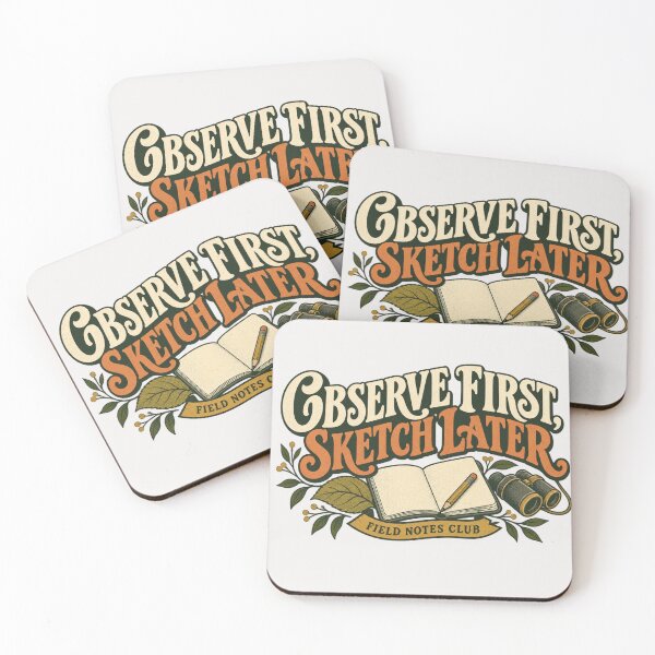 Item preview, Observe First Sketch Later – Vintage Field Notes Club designed and sold by Golden Era Studio.