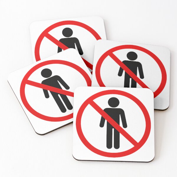 Item preview, No Humans Allowed Funny Prohibition Sign designed and sold by MonkiFlipp.